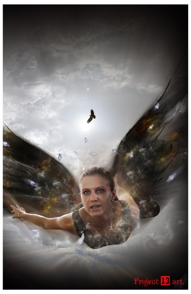Иллюстрация. Автор: Kravchenko Aleksandr. Название: "Когда ангелы падают с неба". Источник: http://www.photosight.ru/photos/2839278/