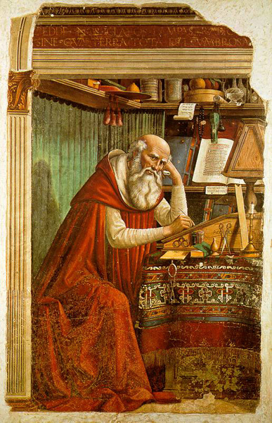 Иллюстрация. Название: «Святой Иероним, погружённый в чтение». Автор: Доменико Гирландайо (1448–1494). Источник: https://ru.wikipedia.org/wiki/Иероним_Стридонский