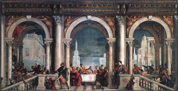 Паоло Веронезе. «Пир в доме Левия» (1573 г.)