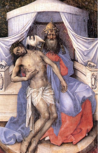 Кампен. Траурная Троица. 1433–1435.