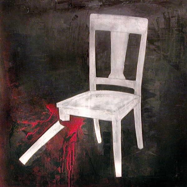 Иллюстрация. Название: «Сломанный стул». Автор: Мэтт Франц. Источник: https://www.mattfrantz.com/posts/tag/painting/