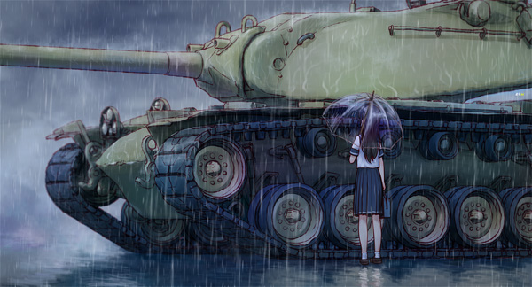 Иллюстрация. Автор: не указан. Название: «Помоги, он опять не едет. Кадр из мультсериала "Девушки и танки" (2012)». Источник: https://anime-chan.me/83263-pomogi-on-opyat-ne-edet.html