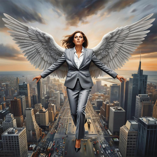 Иллюстрация к рассказу Алексея Баева «Милая девочка в сером костюме» создана с помощью GigaChat API (сервис Сбербанка) и используется с согласия правообладателя в рамках приобретённого платного пакета услуг. Источник: newlit.ru