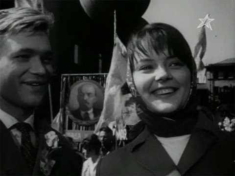 Кадр из фильма «Застава Ильича» (режиссёр Марлен Хуциев, 1964 г.)